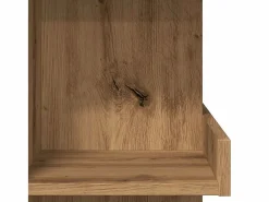 Clicnbuy Mesa bar con estante almacenaje roble artisan 100x50x101,5 cm Marru00f3n Outlet