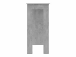 Clicnbuy Mueble Bar|Mesa bar con estante contrachapada hormigón 102x50x103,5cm