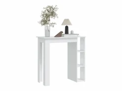 Mesa bar con estante madera contrachapada 102x50x103,5cm^Clicnbuy Best