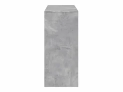 Clicnbuy Mesa bar con estante madera hormigón 124x46x103,5 cm Gris Online