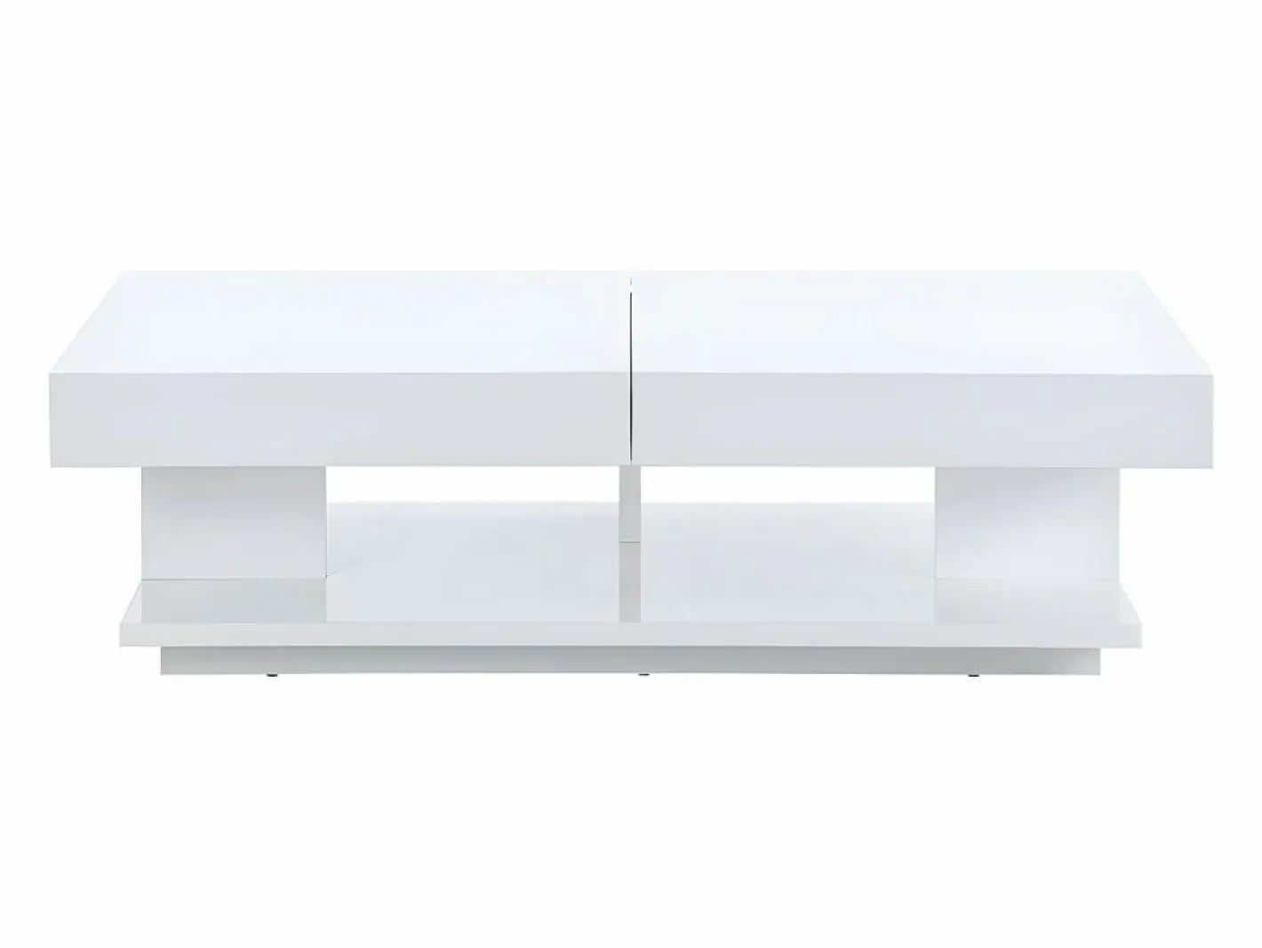 Mesa centro ARAMIS con compartimentos MDF lacado^Vente-unique Online