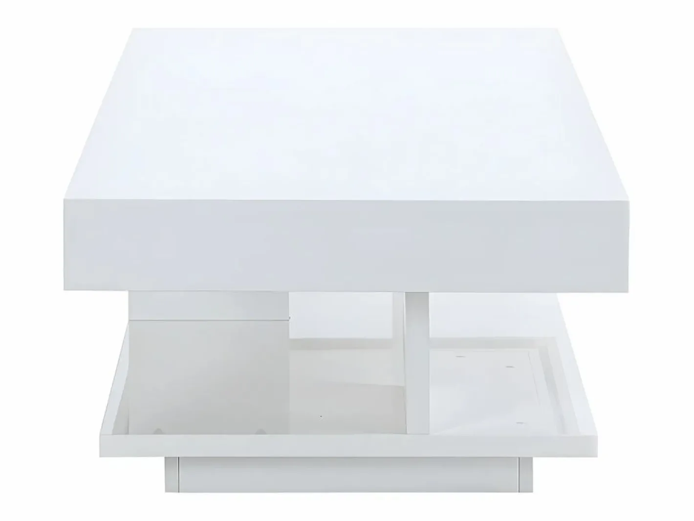 Mesa centro ARAMIS con compartimentos MDF lacado^Vente-unique Online