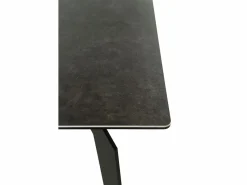 Mesa cerámica con patas de metal 150x91 Gris Sale
