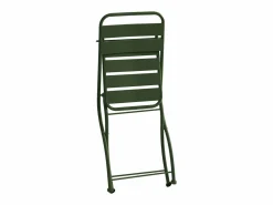 Mesa comedor jardín plegable metal - mesa de 60 cm 2 sillas plegables - Verde - MIRMANDE^MYLIA Best