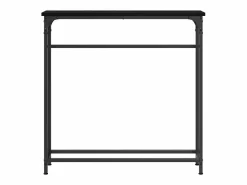 Clicnbuy Consola|Mesa Consola con estante Roble 75 x 19.5 x 75 cm