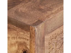 Mesa consola de madera maciza de mango 90x30x75 cm^vidaxl Hot
