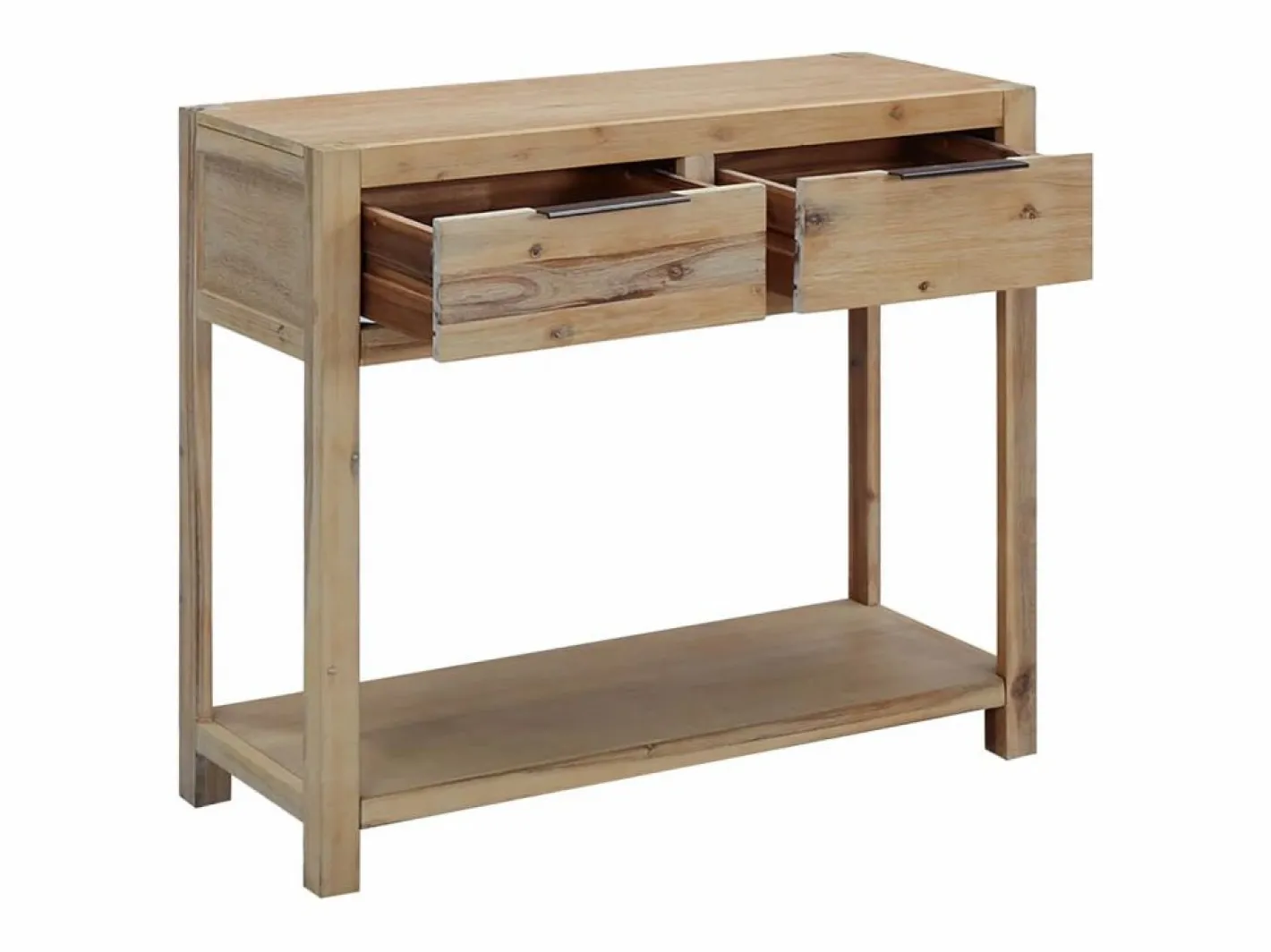 Mesa consola de madera maciza de acacia 82x33x73 cm^vidaxl Clearance