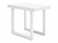 Skraut Home Mesa Extensible|Mesa Consola extensible, 180x90x73cm, Para 8 comensales, Patas madera maciza,