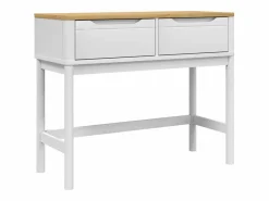 Mesa consola FLORO madera maciza de pino 89,5x36,5x73 cm^Clicnbuy New