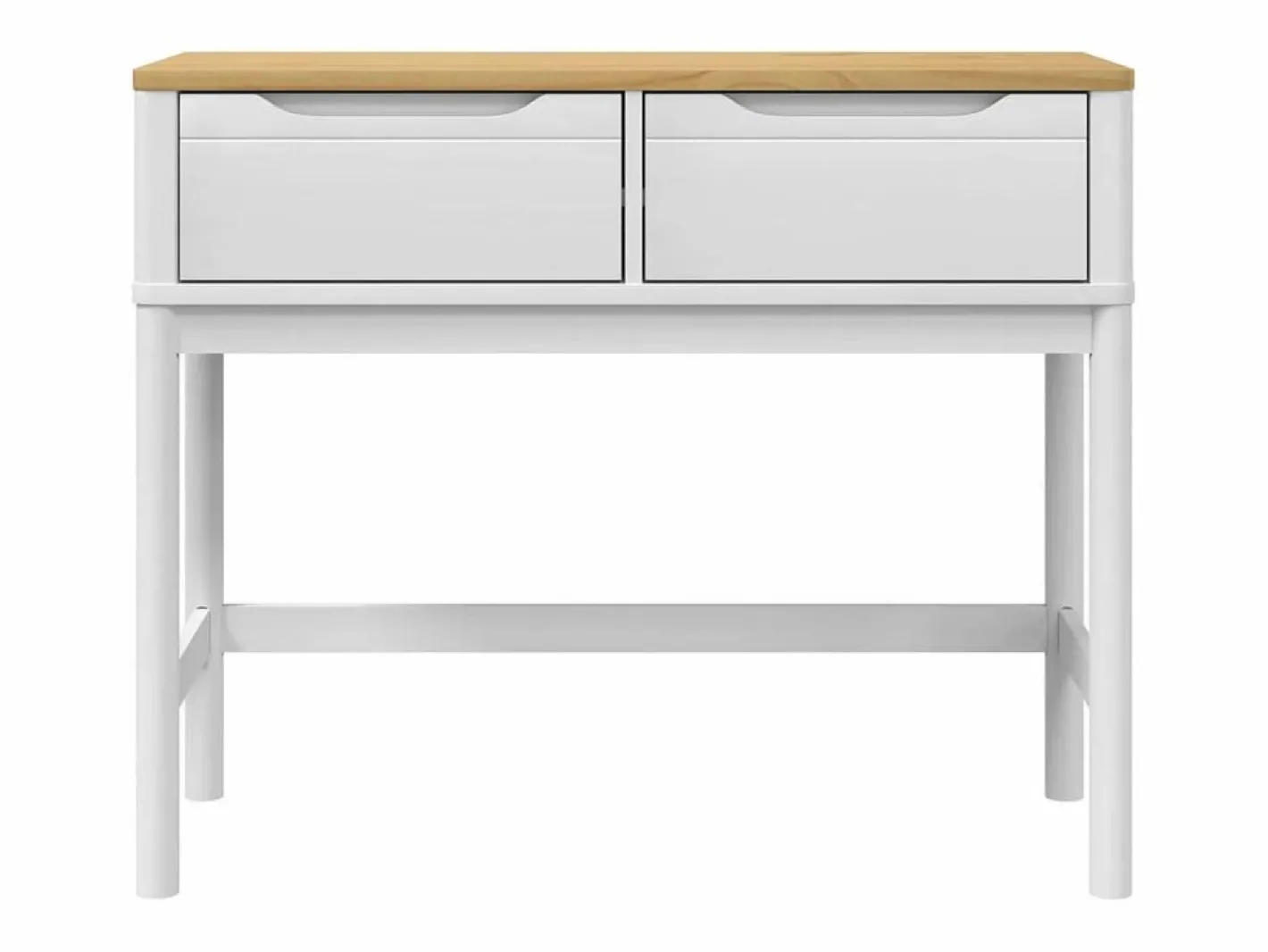 Mesa consola FLORO madera maciza de pino 89,5x36,5x73 cm^Clicnbuy New