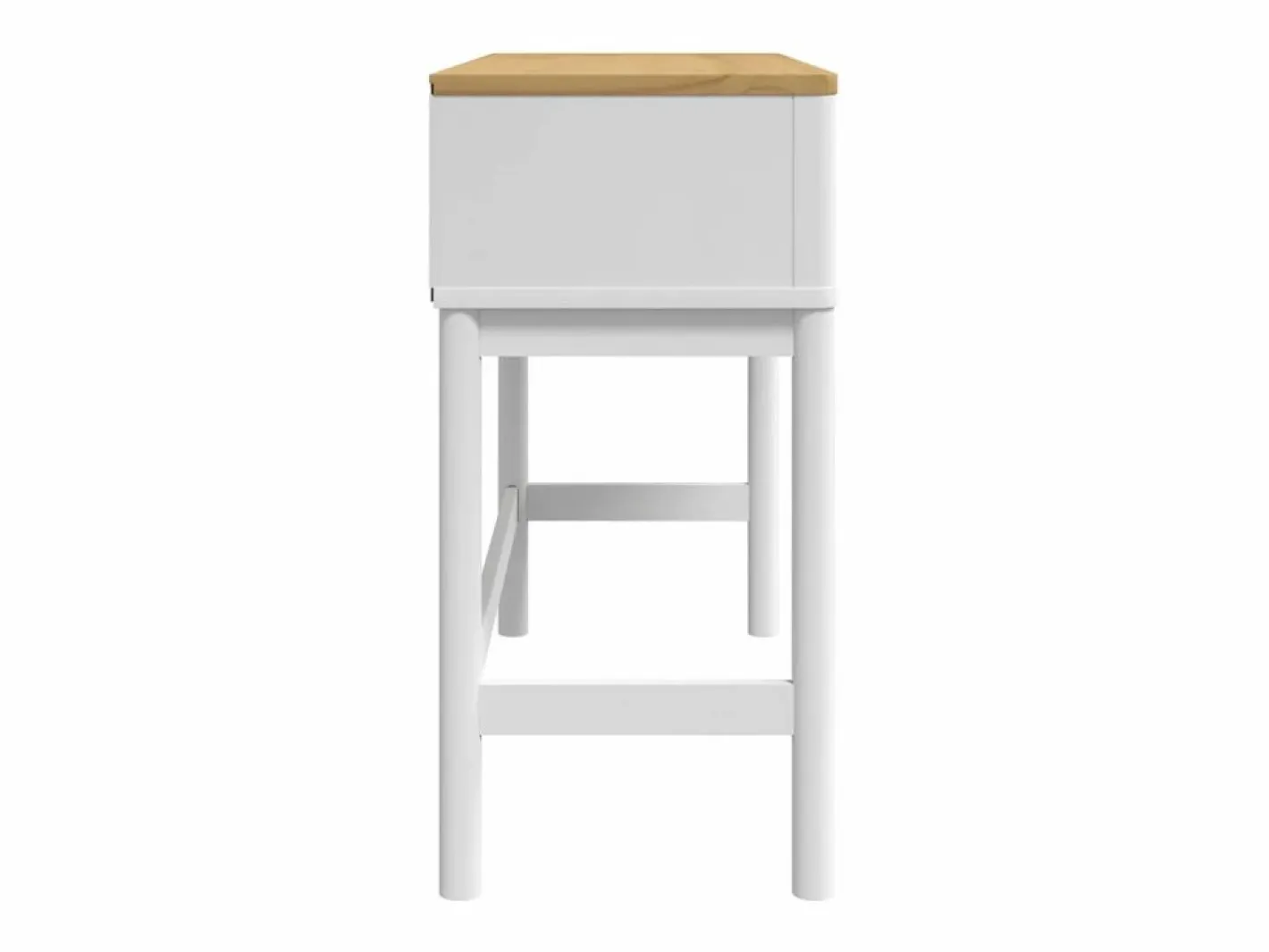 Mesa consola FLORO madera maciza de pino 89,5x36,5x73 cm^Clicnbuy New