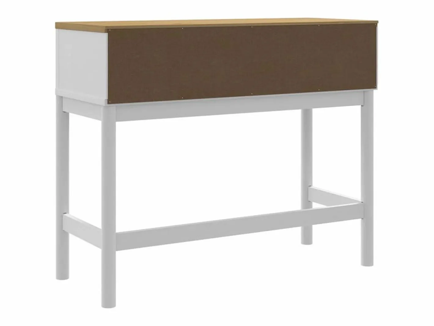 Mesa consola FLORO madera maciza de pino 89,5x36,5x73 cm^Clicnbuy New