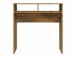 Mesa consola madera contrachapada roble ahumado 78x30x80 cm^Clicnbuy Best
