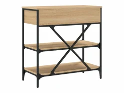 vidaxl Consola|Mesa consola madera de ingeniería roble Sonoma 75x34,5x75 cm