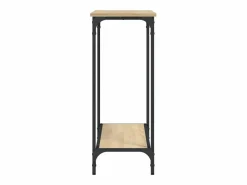 Mesa consola madera de ingeniería roble Sonoma 101x30,5x75 cm^Clicnbuy Hot