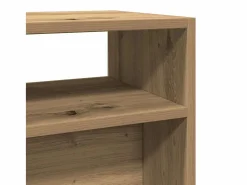 Mesa consola madera de ingeniería roble artesanal 105x30x80 cm^Clicnbuy Outlet