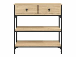 Clicnbuy Consola|Mesa consola madera de ingeniería roble Sonoma 72,5x25x75 cm