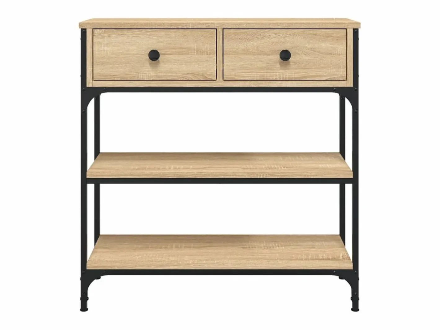 Clicnbuy Consola|Mesa consola madera de ingeniería roble Sonoma 72,5x25x75 cm