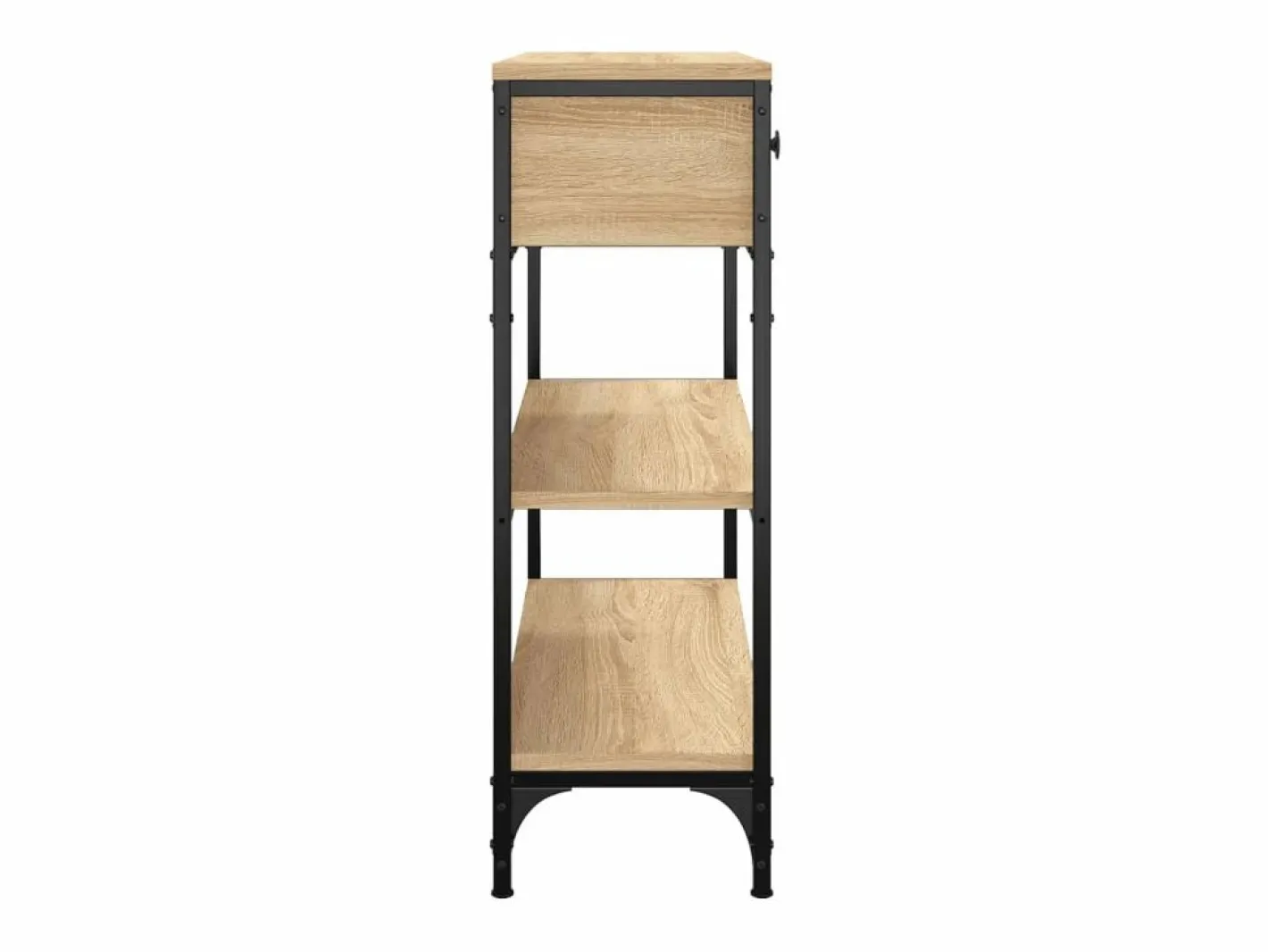 Clicnbuy Consola|Mesa consola madera de ingeniería roble Sonoma 72,5x25x75 cm