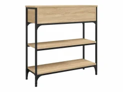 Clicnbuy Consola|Mesa consola madera de ingeniería roble Sonoma 72,5x25x75 cm