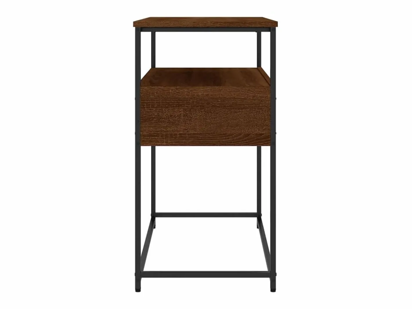 Mesa consola madera de ingeniería marrón roble 75x40x75 cm^vidaxl Outlet