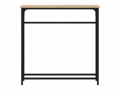 Clicnbuy Consola|Mesa consola madera de ingeniería roble Sonoma 75x19,5x75 cm