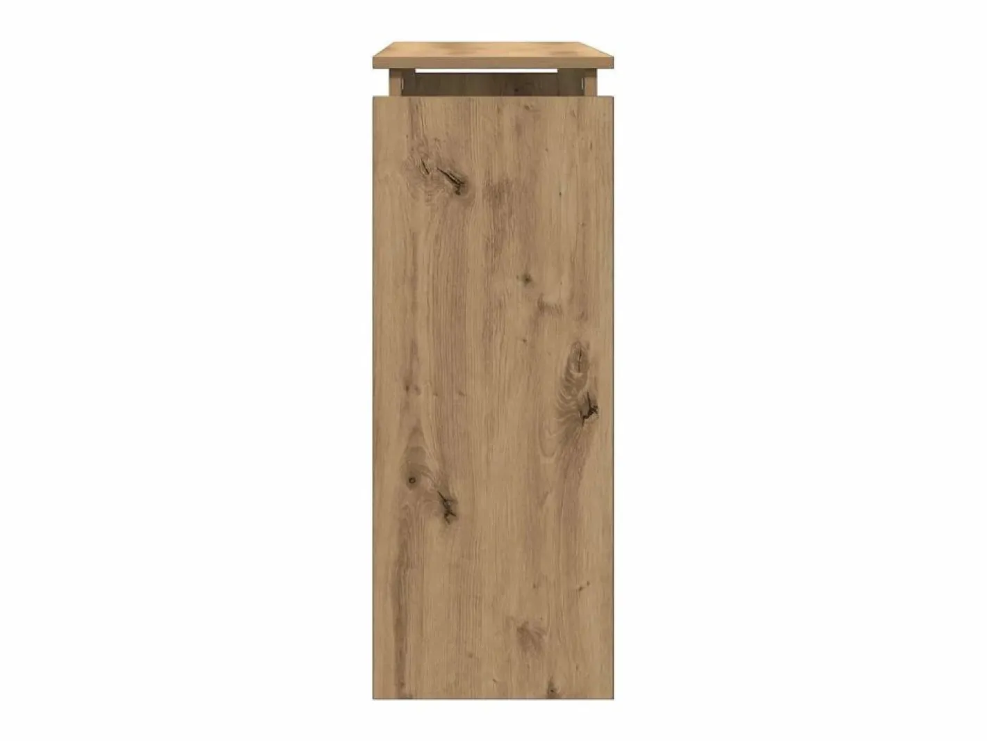 Clicnbuy Consola|Mesa consola madera de ingeniería roble artesanal 80x30x80 cm
