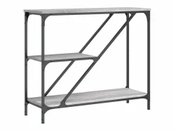 Clicnbuy Consola|Mesa consola madera de ingeniería Sonoma 88,5x30x75 cm