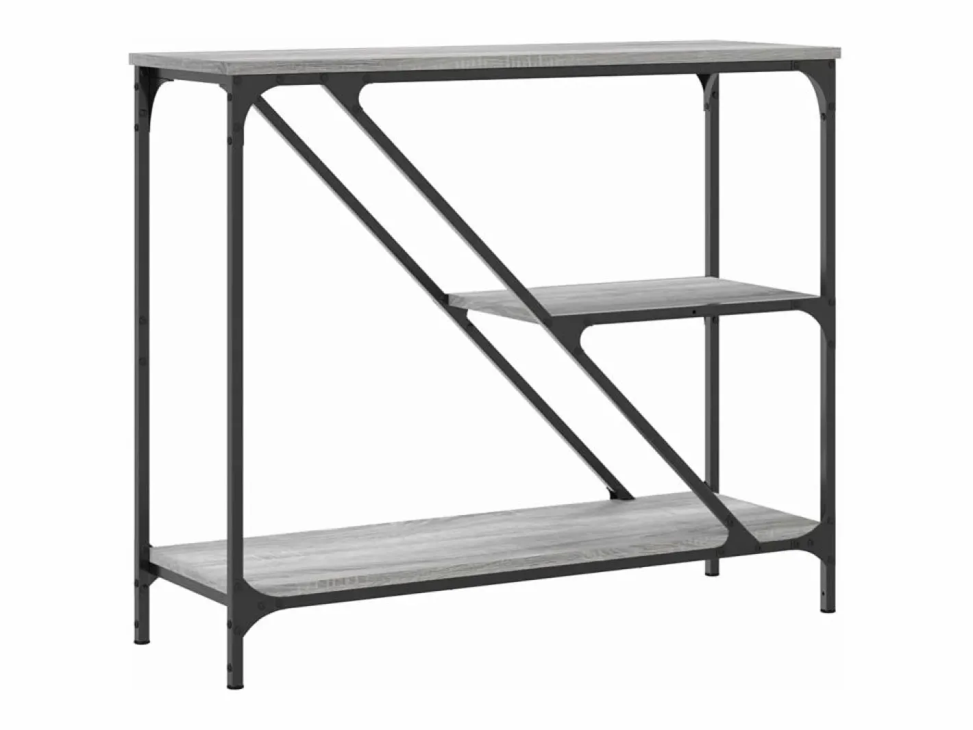 Clicnbuy Consola|Mesa consola madera de ingeniería Sonoma 88,5x30x75 cm