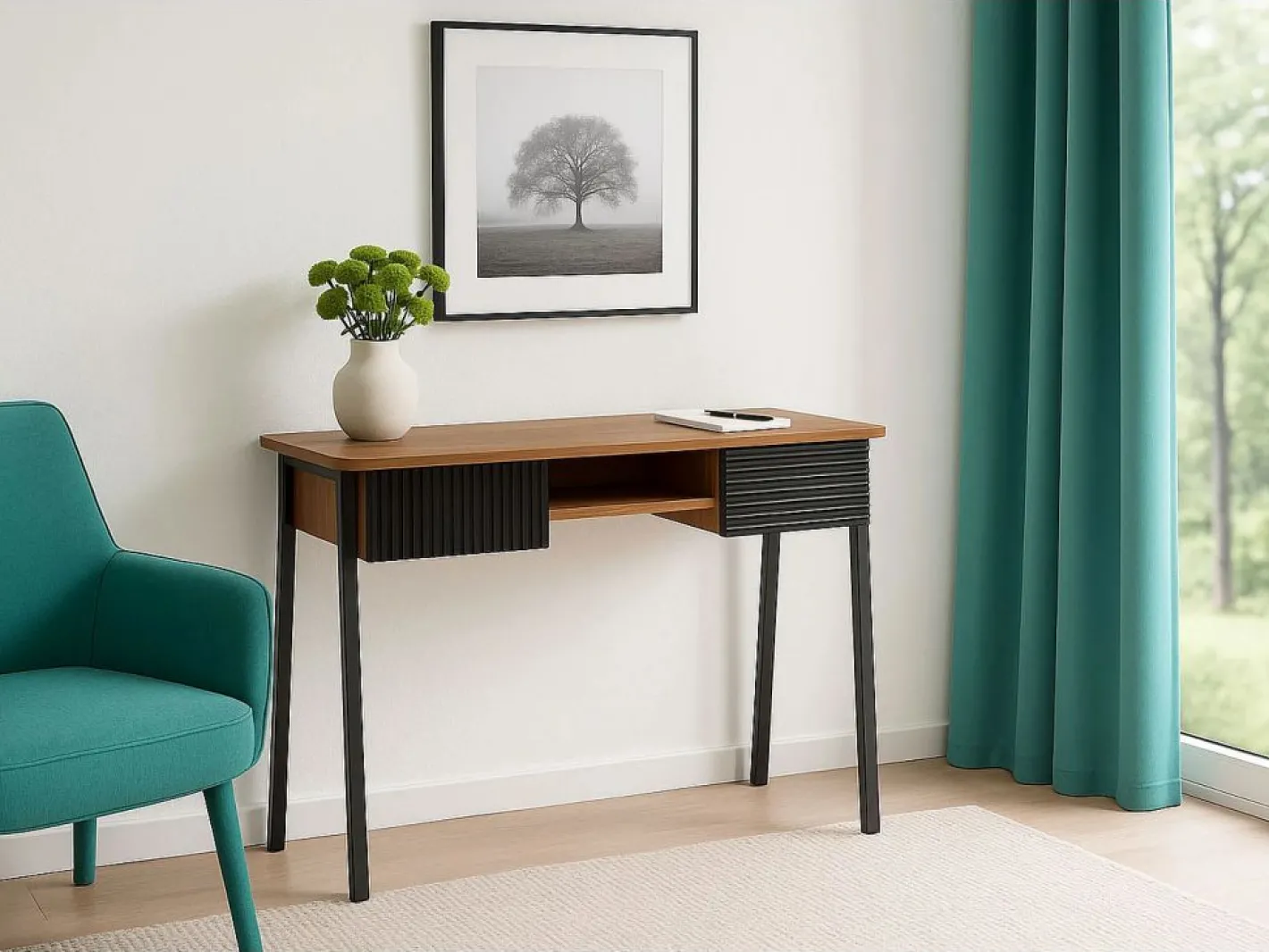 MCW Consola Escritorio|Mesa consola -O40, natural