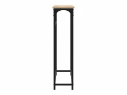 Mesa consola roble Sonoma 75x19,5x75 cm madera de ingeniería^vidaxl