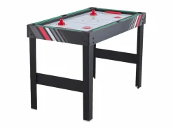 Billar|Mesa de Air Hockey, SucceBuy 4 en 1, 122 cm, para Jugar al Air Hockey, al Futbolín, al Tenis de Mesa y al Billar