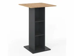 Vicco Mueble Bar|Mesa de bar antracita 70x70x109 rodeo