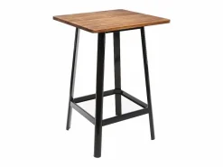 Miliboo Mesa de bar diseño negra JONES Negro Sale