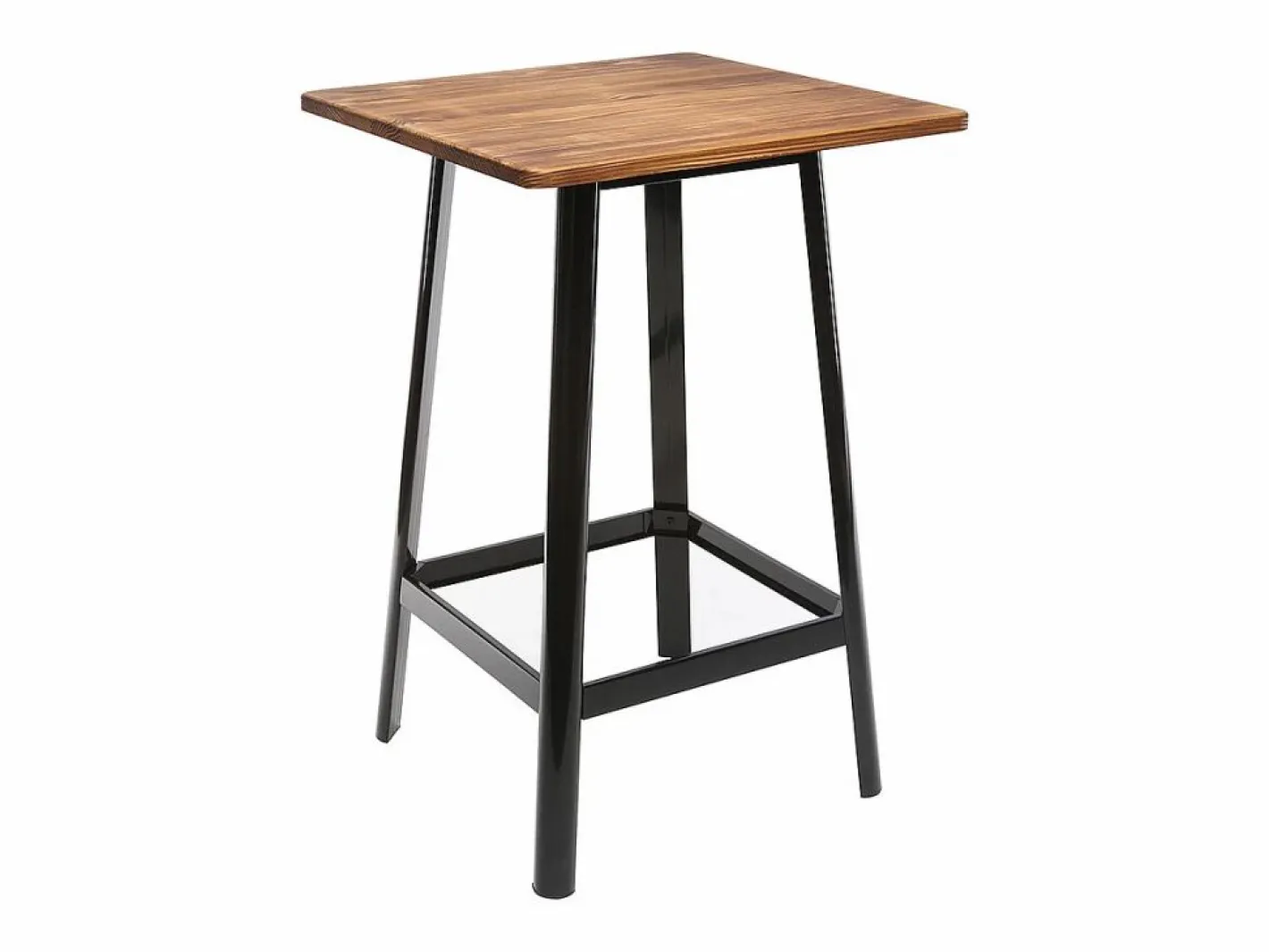 Miliboo Mesa de bar diseño negra JONES Negro Sale