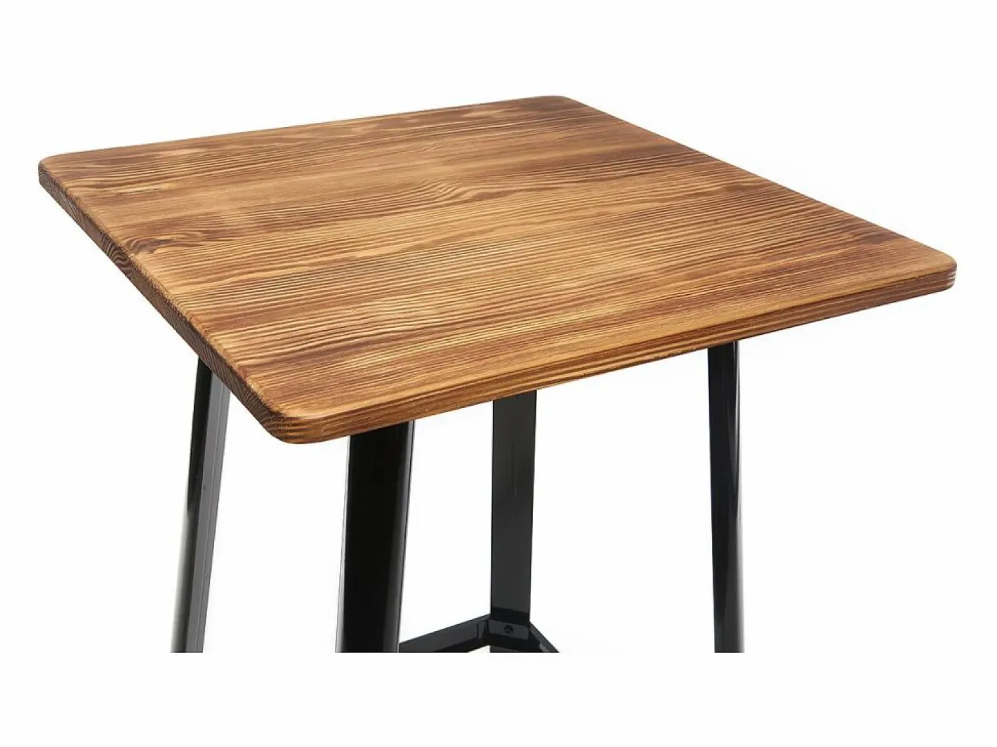 Miliboo Mesa de bar diseño negra JONES Negro Sale