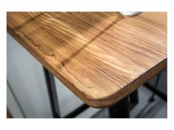 Miliboo Mesa de bar diseño negra JONES Negro Sale