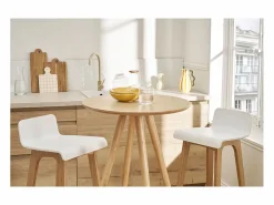 Miliboo Mesa de bar fresno NORDECO Beige Best