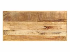 Clicnbuy Mueble Bar|Mesa de bar madera maciza de mango rugosa 120x58x107 cm
