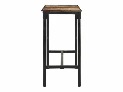 vidaxl Mesa Alta|Mesa de bar madera maciza de mango rugoso 150x55x107 cm