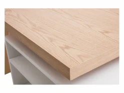Mesa de bar modulable con almacenaje mate y roble A91 cm MAX^Miliboo Online