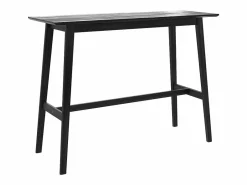 Rendez-Vous Déco Mesa Alta|Mesa de bar rectangular para 4 personas en madera negra 120 cm - Buvette