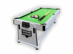 Mesa de billar 7 pies Multijuego Air Hockey + Ping Pong - Stark White^ELITESHOPPING Clearance