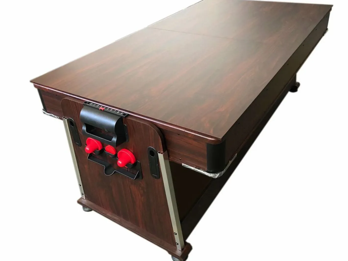 ELITESHOPPING Mesa de Billar 7 pies Multijuego Air Hockey + Ping Pong - Stark Verde Discount