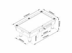 Mesa de billar 7 pies verde con operador manual de monedas – Cosmos^ELITESHOPPING Outlet