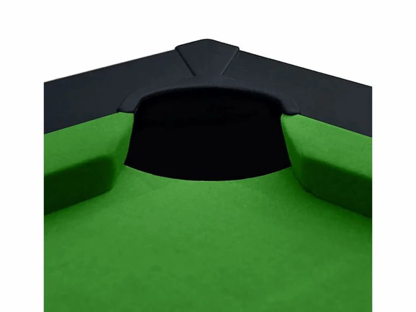 Rendez-Vous Déco Mesa de billar convertible negra con alfombra - Eddie Verde Hot