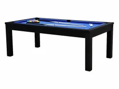 Rendez-Vous Déco Billar|Mesa de billar convertible negra con alfombra - Eddie