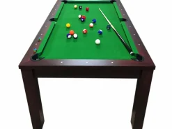 ELITESHOPPING Mesa de billar convertible de 7 pies - Atremis Verde Outlet