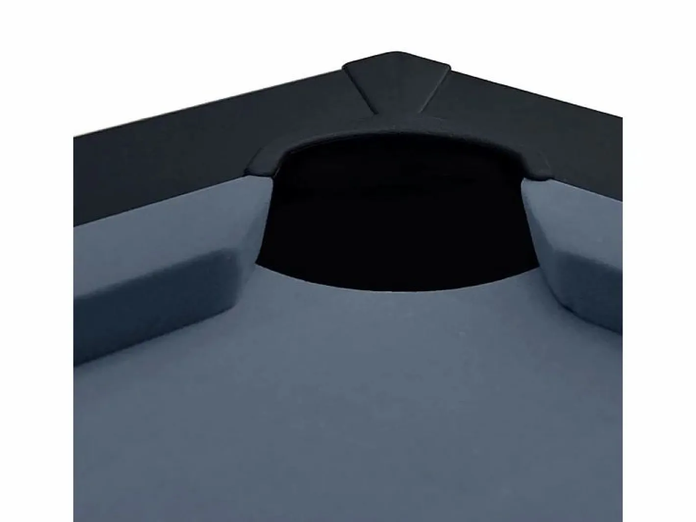 Rendez-Vous Déco Mesa de billar convertible negra con alfombra - Eddie Gris