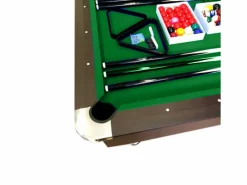 Mesa de billar de 8 pies con banco de almacenamiento – Viper Green^ELITESHOPPING Online